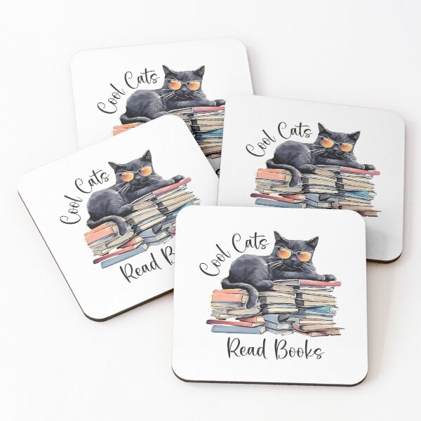 Item preview, Cool Cats Read Books designed and sold by HappyLifeCreate.