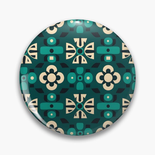 Item preview, Peruvian Green flowers pattern designed and sold by khumpa.