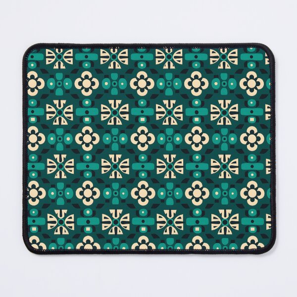 Item preview, Peruvian Green flowers pattern designed and sold by khumpa.