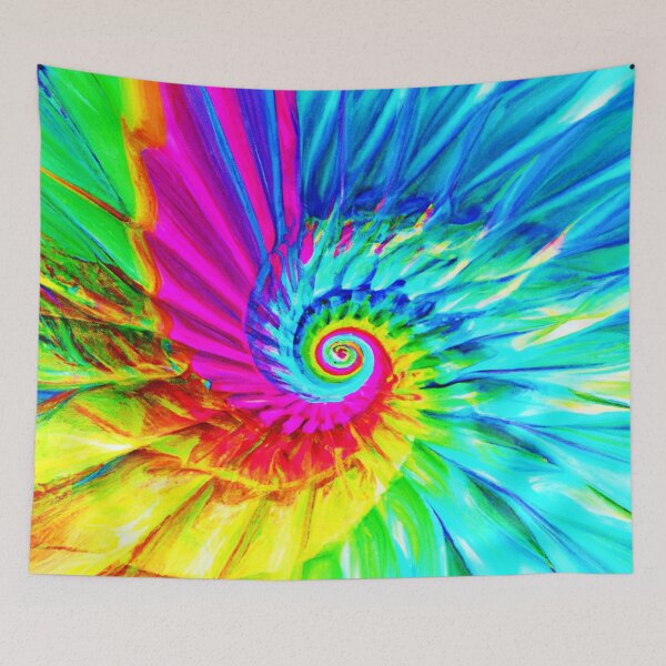 Item preview, Color Burst 3D Pattern Art designed and sold by Health And Fitness Posts e-Store.