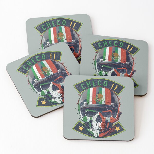 Aperçu de l'œuvre Casque Checo Perez Mexico Skull Race créée et vendue par Numero14.