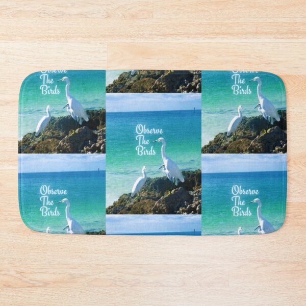 Item preview, Observe the Birds White Egrets.  designed and sold by IvaRenee.