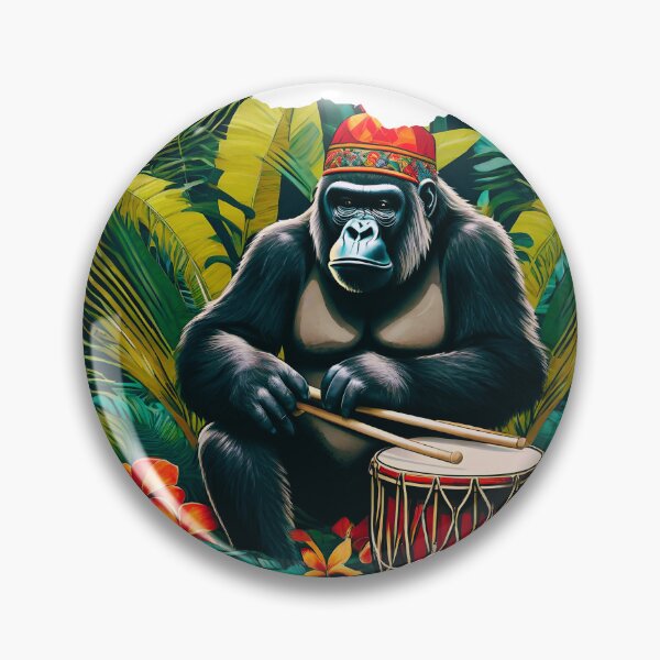 Item preview, gorilla cuban drums ape designed and sold by diego armando moreno perez.