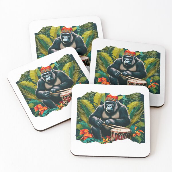 Item preview, gorilla cuban drums ape designed and sold by diego armando moreno perez.