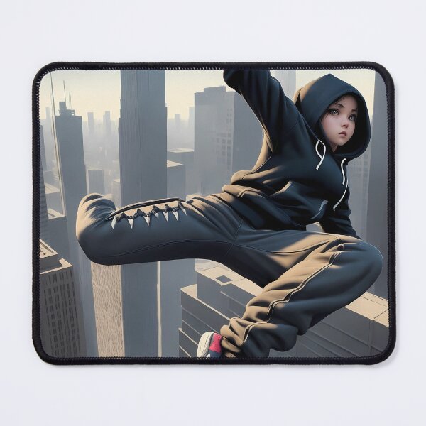 Item preview, Who needs a cape to leap buildings? #Parkour designed and sold by NaughtyDragon.