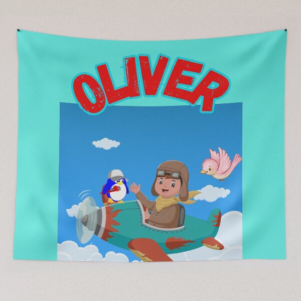 Item preview, Oliver children's name designed and sold by MountainAndSea.