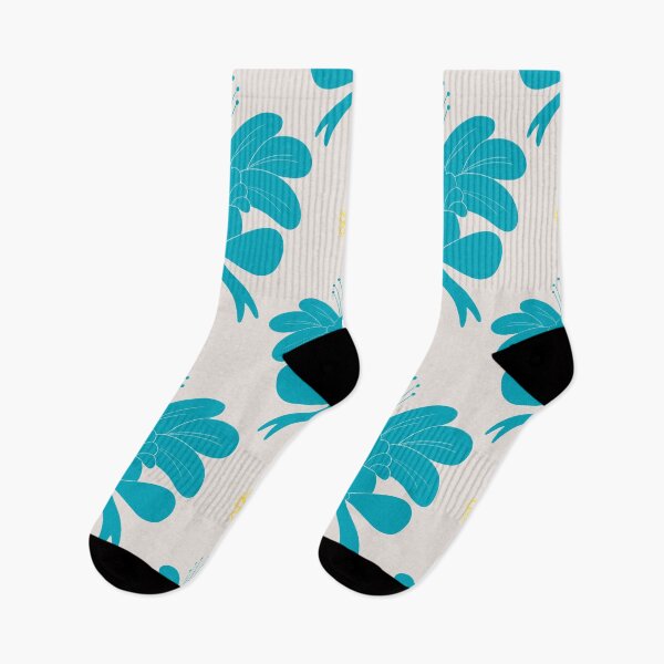 Item preview, Playful flower turquoise designed and sold by HeartPieces.