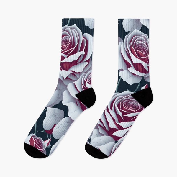 Item preview, Blooming Love! Red & White Roses! designed and sold by MeowtifullyCute.