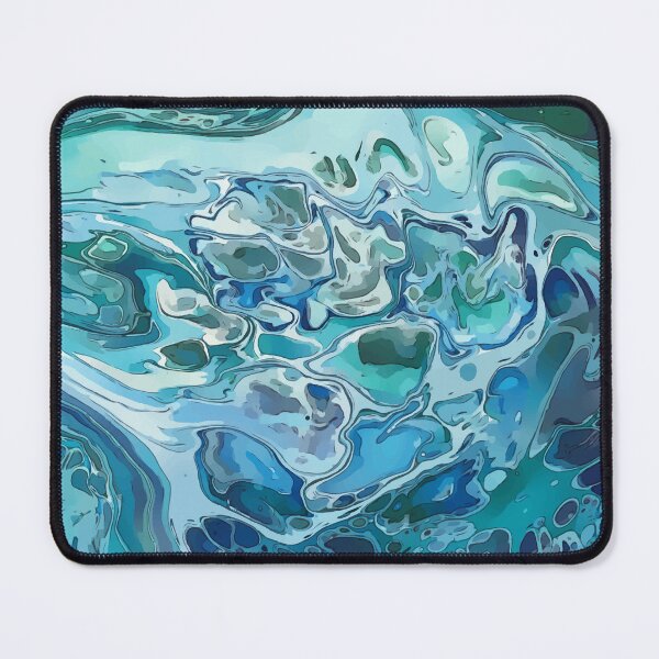 Item preview, Retro Green Looking, Dirty Pour Acrylic Organic Pattern - WelshDesignsRB001 designed and sold by welshdesigns.
