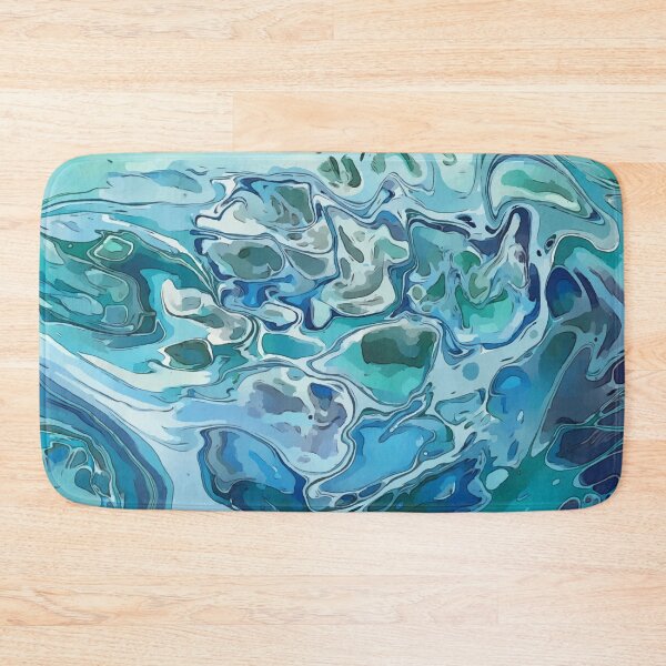 Item preview, Retro Green Looking, Dirty Pour Acrylic Organic Pattern - WelshDesignsRB001 designed and sold by welshdesigns.