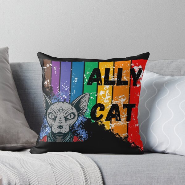 Item preview, Ally Cat LGBT designed and sold by ArtisShops.
