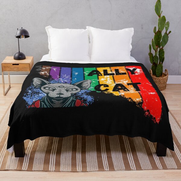 Item preview, Ally Cat LGBT designed and sold by ArtisShops.