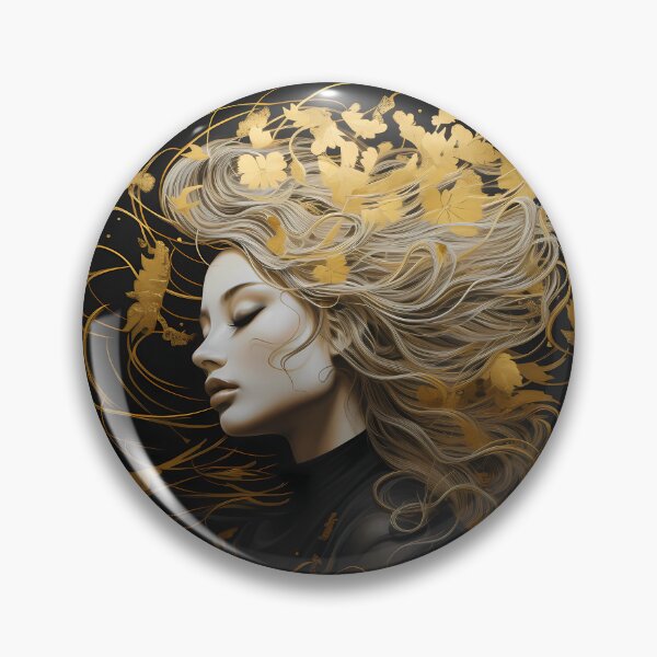 Item preview, gold hair designed and sold by Karl Aldinger.