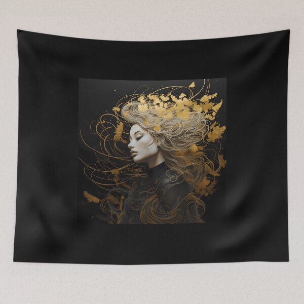 Item preview, gold hair designed and sold by Karl Aldinger.