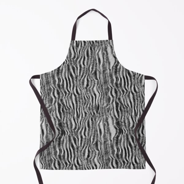 Zebra Print Abstract Apron