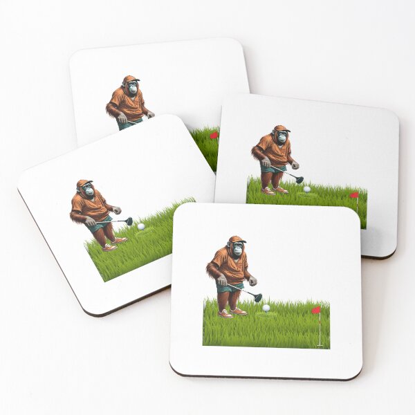 Item preview, orangutan playing golf golf course designed and sold by diego armando moreno perez.