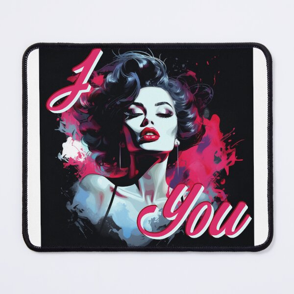 Item preview, I, imagine, you, pretty abstract girl By Jonathan P. and AI designed and sold by JonathanP514.
