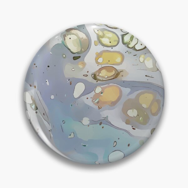 Item preview, Soft Blues, Purples Water and Islands, Dirty Pour Acrylic Organic Pattern - WelshDesignsRB001 designed and sold by welshdesigns.