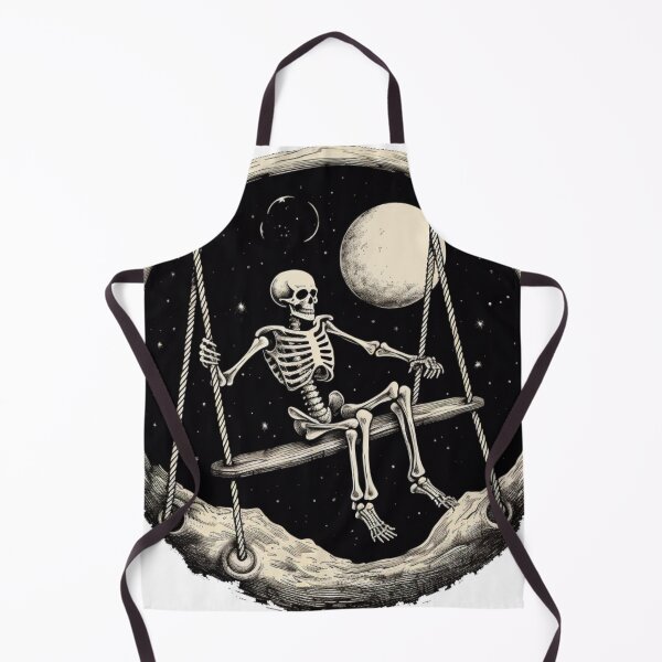 Item preview, Spooky Skeleton Swinging on Half Moon - Halloween T-Shirt designed and sold by UmutK.