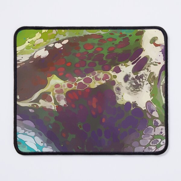 Item preview, Bright Green, Purple and Teal, Dirty Pour Acrylic Organic Pattern - WelshDesignsRB001 designed and sold by welshdesigns.
