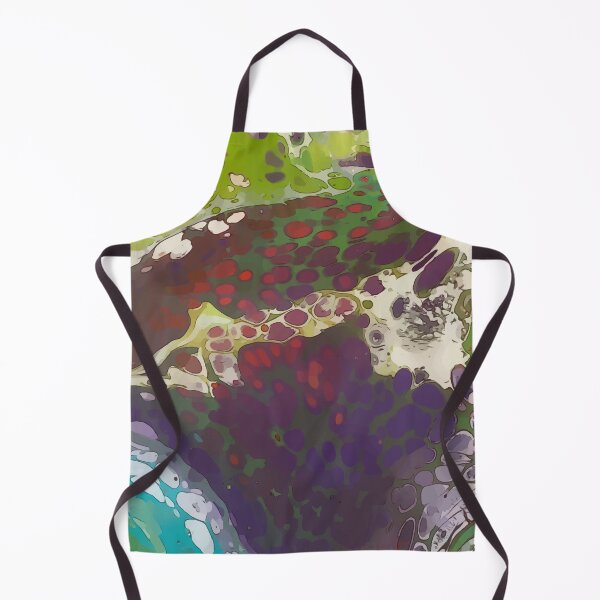 Item preview, Bright Green, Purple and Teal, Dirty Pour Acrylic Organic Pattern - WelshDesignsRB001 designed and sold by welshdesigns.