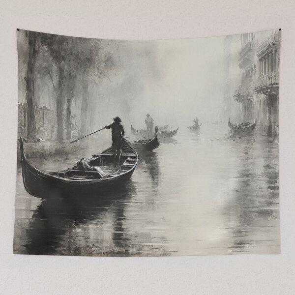 Item preview, A Sketch of a Gondola on a Venice Canal designed and sold by Sketch-Shack.