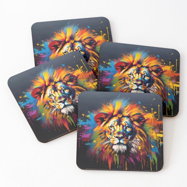 Item preview, Powerful Presence: Vibrant Lion Head designed and sold by unknownTraveler.