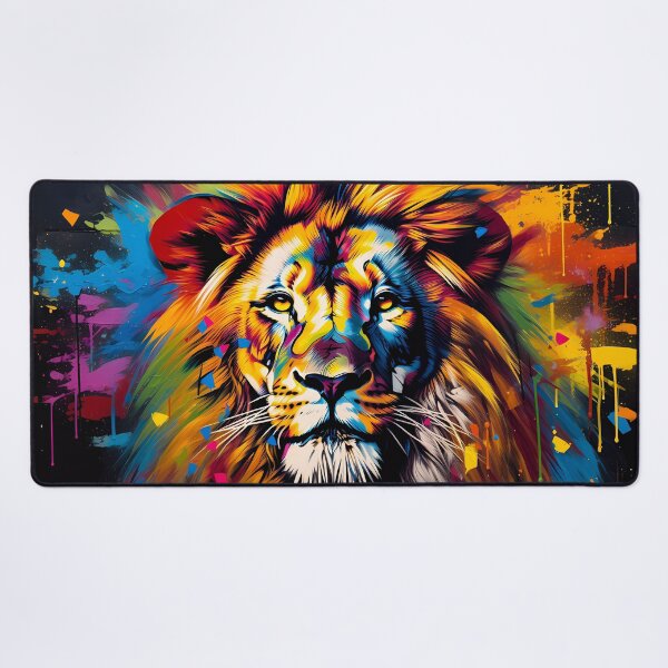 Item preview, Powerful Presence: Vibrant Lion Head designed and sold by unknownTraveler.