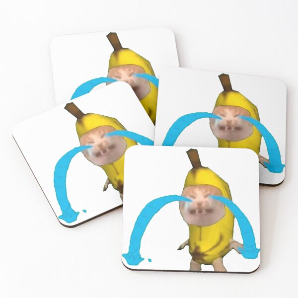 Item preview, banana cat crying meme designed and sold by Shrewd Mood.