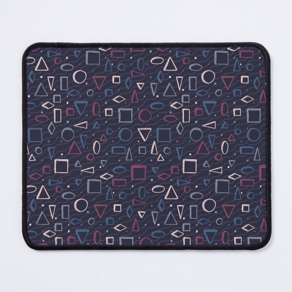 Item preview, Geometric Shapes Dark Purple designed and sold by Ili Dobi.