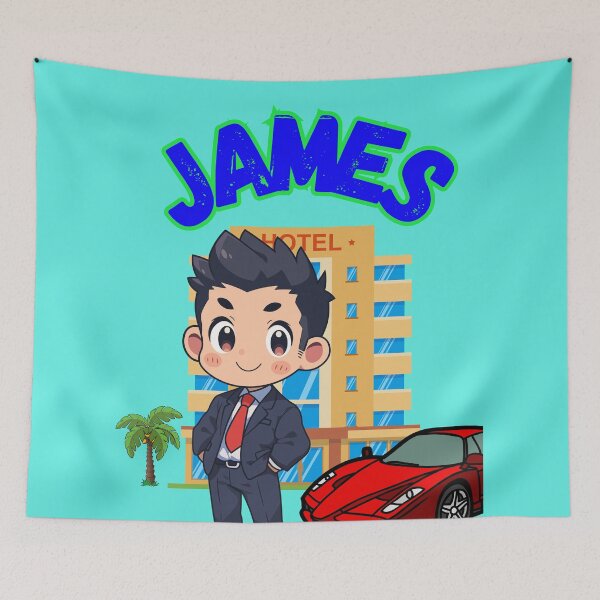 Item preview, James children's name designed and sold by MountainAndSea.
