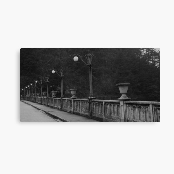Old bridge in Mt. Lu, China Canvas Print