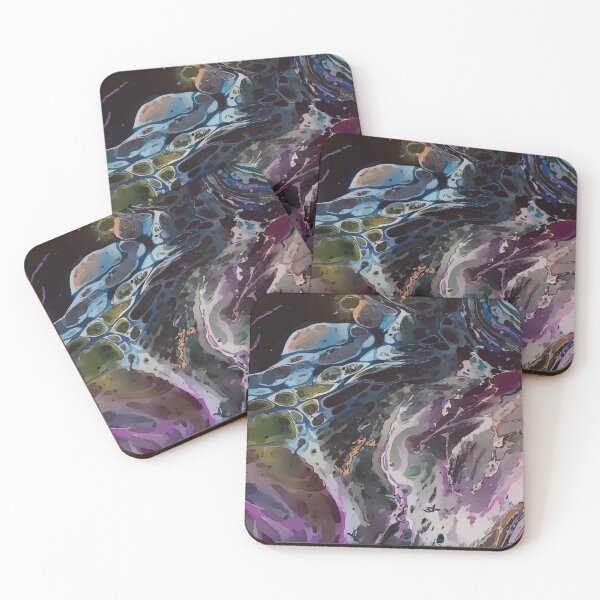 Item preview, Dirty Pour Acrylic Organic Textures - WelshDesignsRB001 designed and sold by welshdesigns.