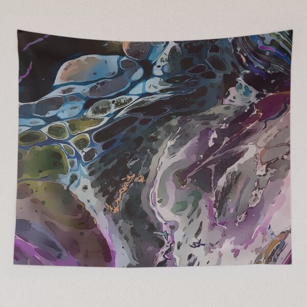 Item preview, Dirty Pour Acrylic Organic Textures - WelshDesignsRB001 designed and sold by welshdesigns.