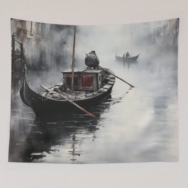 Item preview, A Sketch of a Gondola on a Venice Canal designed and sold by Sketch-Shack.