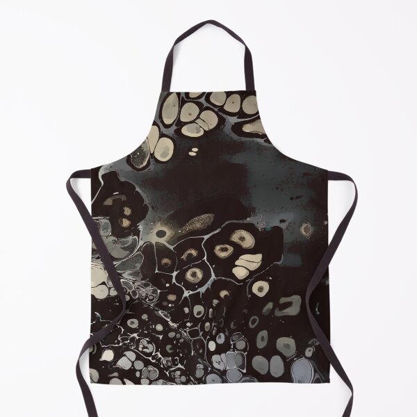 Item preview, Black and White, Dirty Pour Acrylic Organic Pattern - WelshDesignsRB001 designed and sold by welshdesigns.