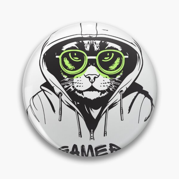 Item preview, Gamer cat, hacker cat designed and sold by ZawzawNFT.