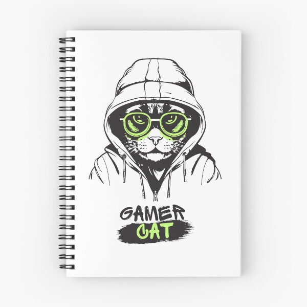 Item preview, Gamer cat, hacker cat designed and sold by ZawzawNFT.
