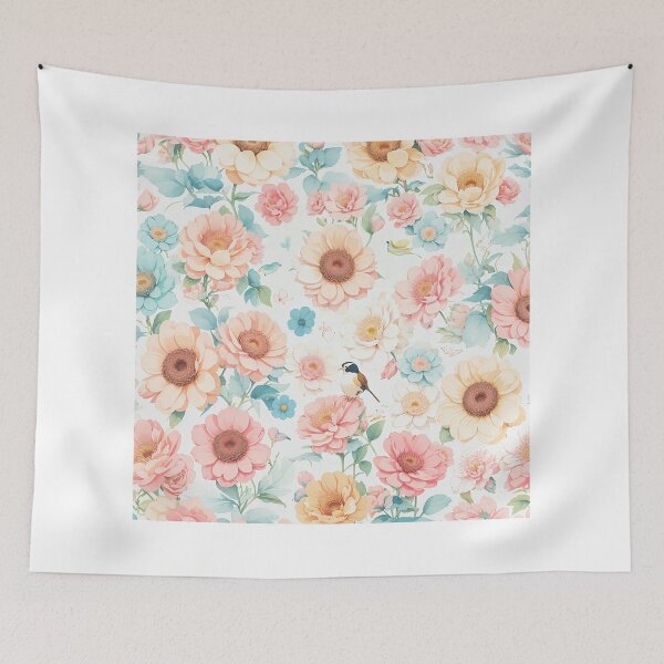 Item preview, Cute colorful pastel flowers v.16 designed and sold by Neranchara.