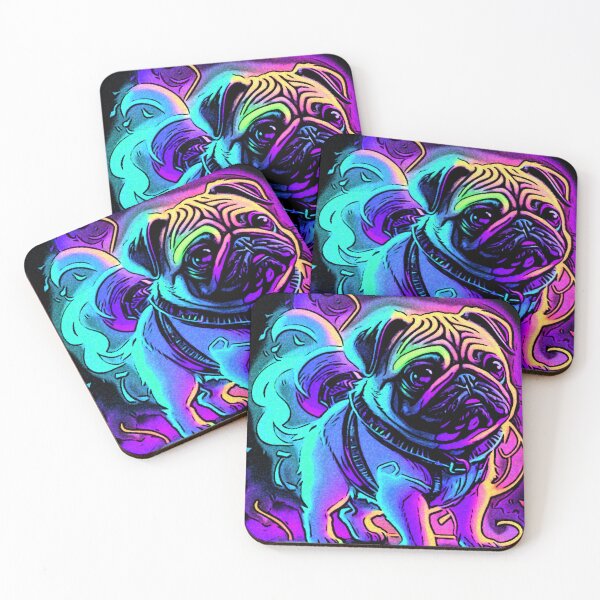Item preview, Pug Graffiti Art 15 designed and sold by RedBluffTraders.