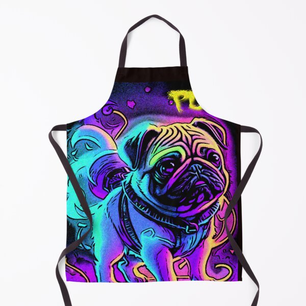 Item preview, Pug Graffiti Art 15 designed and sold by RedBluffTraders.