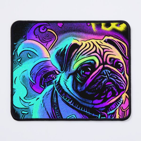 Item preview, Pug Graffiti Art 15 designed and sold by RedBluffTraders.