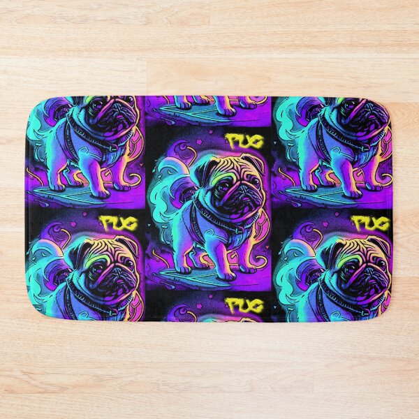 Item preview, Pug Graffiti Art 15 designed and sold by RedBluffTraders.