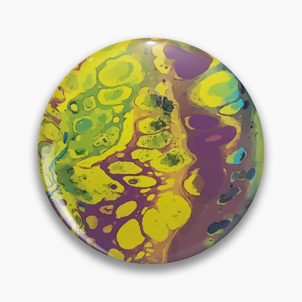 Item preview, Purple and Yellow, Dirty Pour Acrylic Organic Pattern - WelshDesignsRB001 designed and sold by welshdesigns.