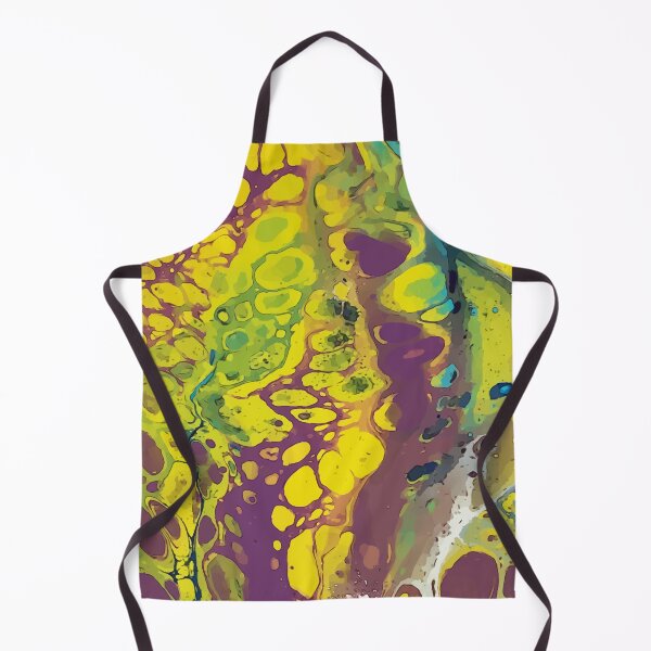 Item preview, Purple and Yellow, Dirty Pour Acrylic Organic Pattern - WelshDesignsRB001 designed and sold by welshdesigns.