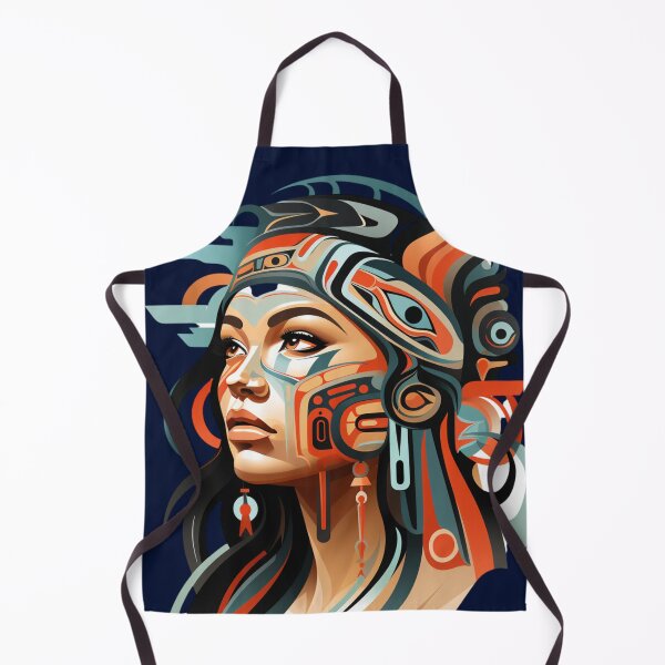 Item preview, Beautiful Native American Woman designed and sold by StudioRedKoala.