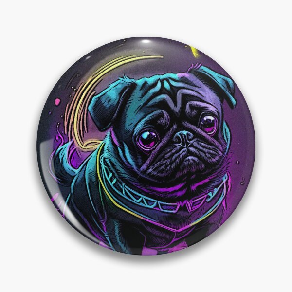 Item preview, Pug Graffiti Art 16 designed and sold by RedBluffTraders.