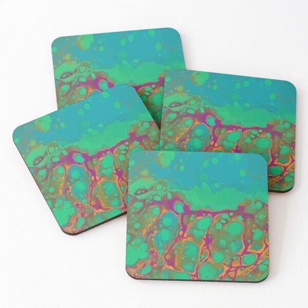 Item preview, Dirty Pour Acrylic Organic Textures - WelshDesignsRB001 designed and sold by welshdesigns.