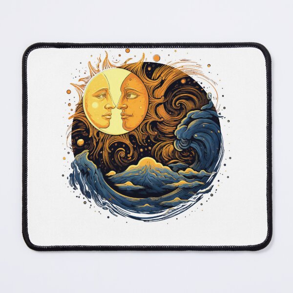 Item preview, Celestial Sun and Moon designed and sold by Chmielayka.