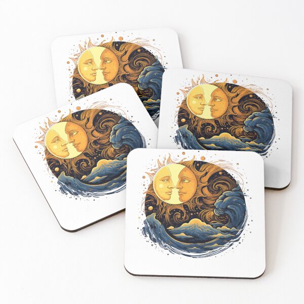 Item preview, Celestial Sun and Moon designed and sold by Chmielayka.